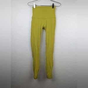 Lululemon Align Pant yellow 25" size 2